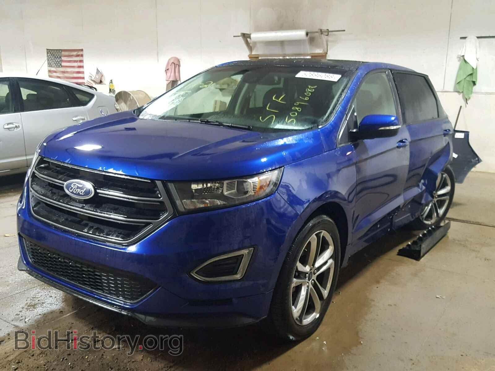 2015 FORD EDGE - VIN: 2FMTK4AP6FBB41734 - Фото 2