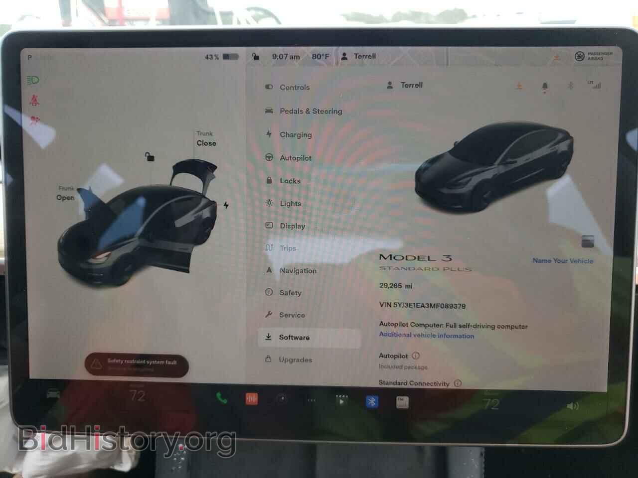 2021 TESLA MODEL 3 - VIN: 5YJ3E1EA3MF089379 - Photo 8