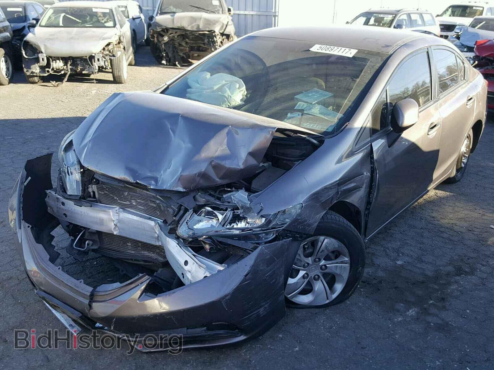 2013 HONDA CIVIC - VIN: 19XFB2F56DE248494 - Фото 2