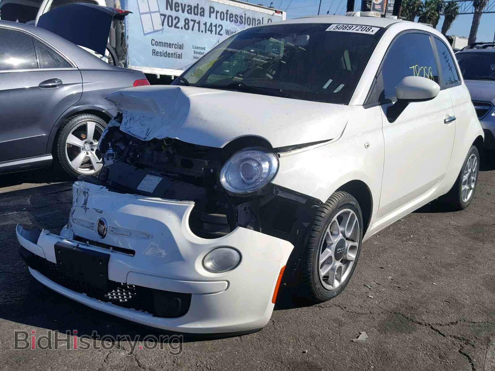 2012 FIAT 500 - VIN: 3C3CFFARXCT297771 - Фото 2