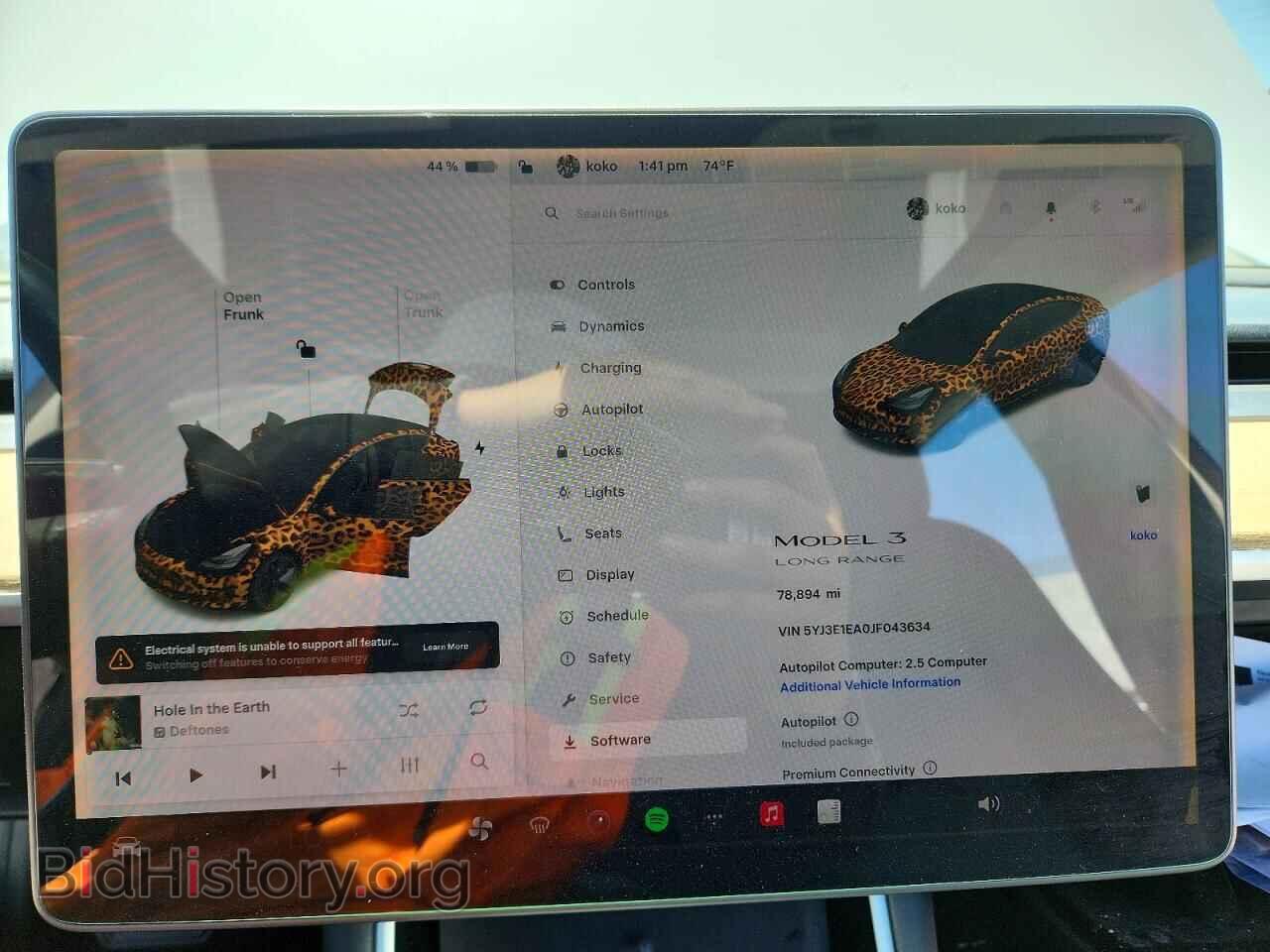 2018 TESLA MODEL 3 - VIN: 5YJ3E1EA0JF043634 - Фото 9