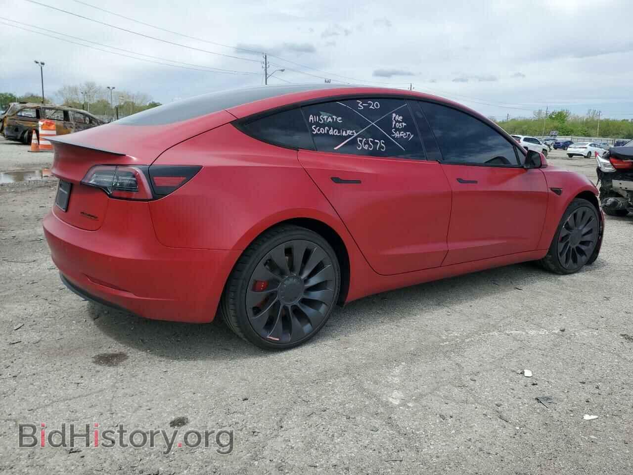 2022 TESLA MODEL 3 - VIN: 5YJ3E1EC8NF108639 - Фото 3