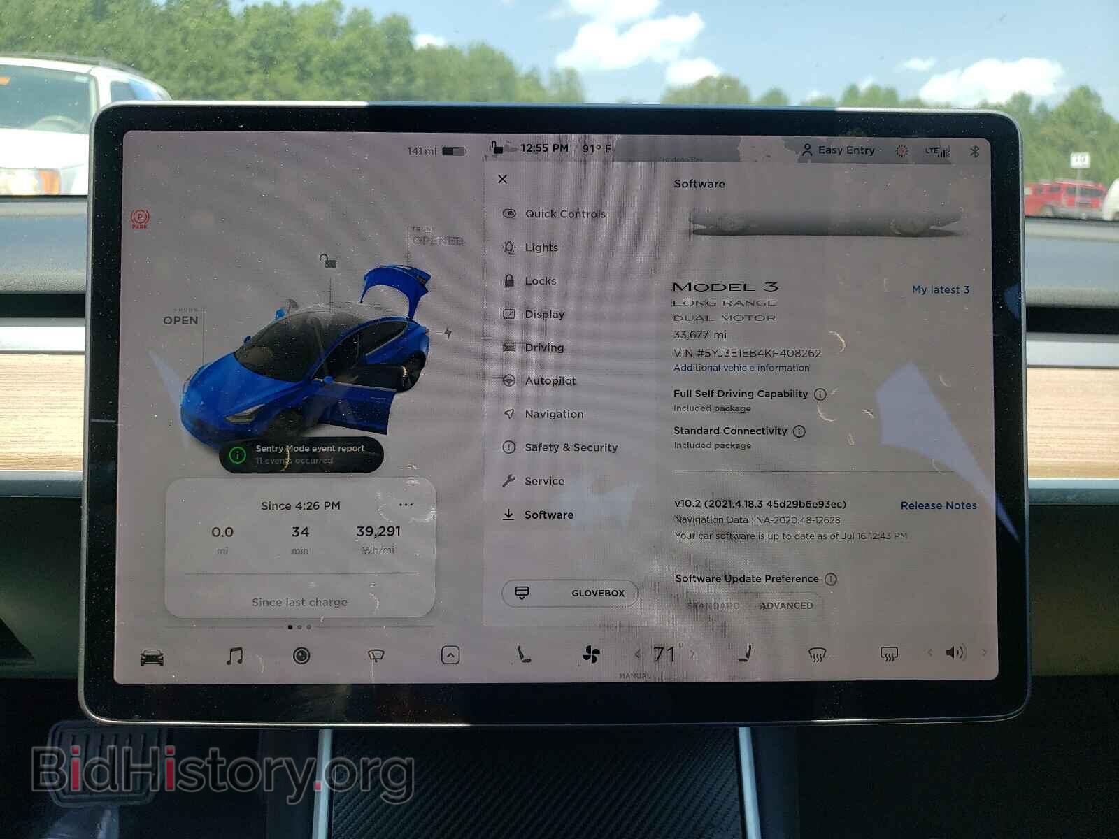 2019 TESLA MODEL 3 - VIN: 5YJ3E1EB4KF408262 - Photo 8