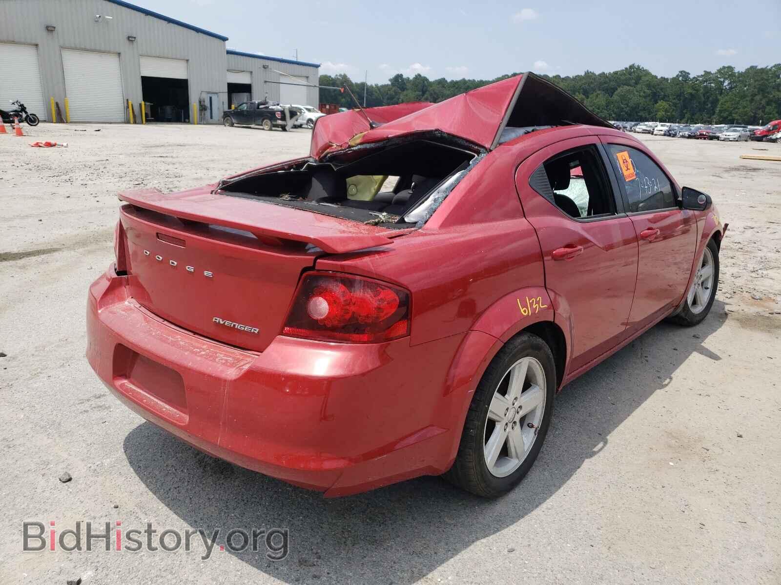 2013 DODGE AVENGER - VIN: 1C3CDZAB2DN644120 - Фото 4