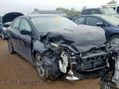 2014 Ford FOCUS SE, черный — VIN 1FADP3F22EL128744, Copart