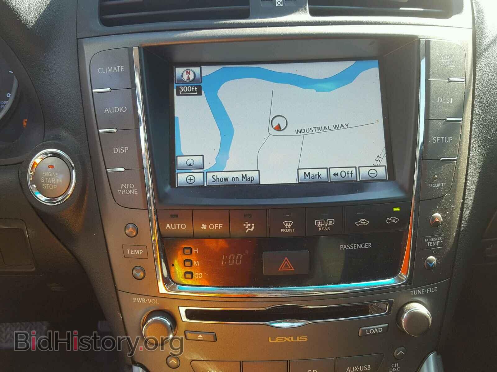 2012 LEXUS IS 250 - VIN: JTHBF5C20C5180877 - Фото 9