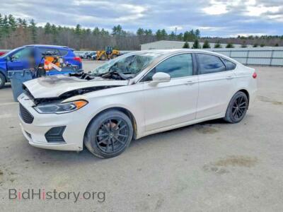 2019 Ford FUSION SEL, белый — VIN 3FA6P0CD9KR285214, Copart