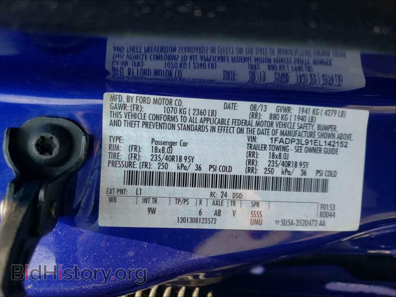 2014 FORD FOCUS - VIN: 1FADP3L91EL142152 - Photo 10