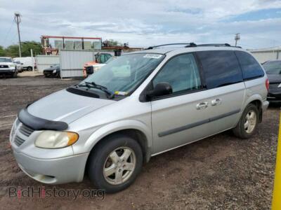 2006 Dodge CARAVAN SXT, silver — VIN 1D4GP45R06B516657, Copart