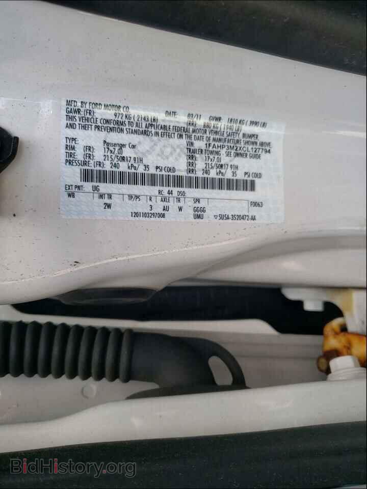 2012 FORD FOCUS - VIN: 1FAHP3M2XCL127794 - Фото 10