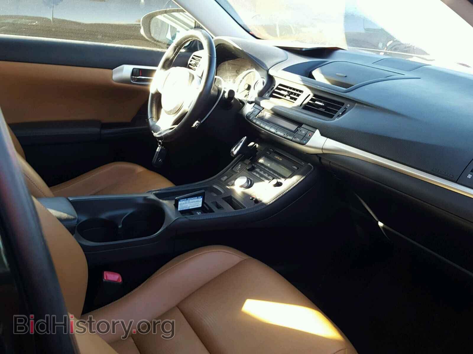 2012 LEXUS CT 200 - VIN: JTHKD5BH1C2116943 - Фото 5