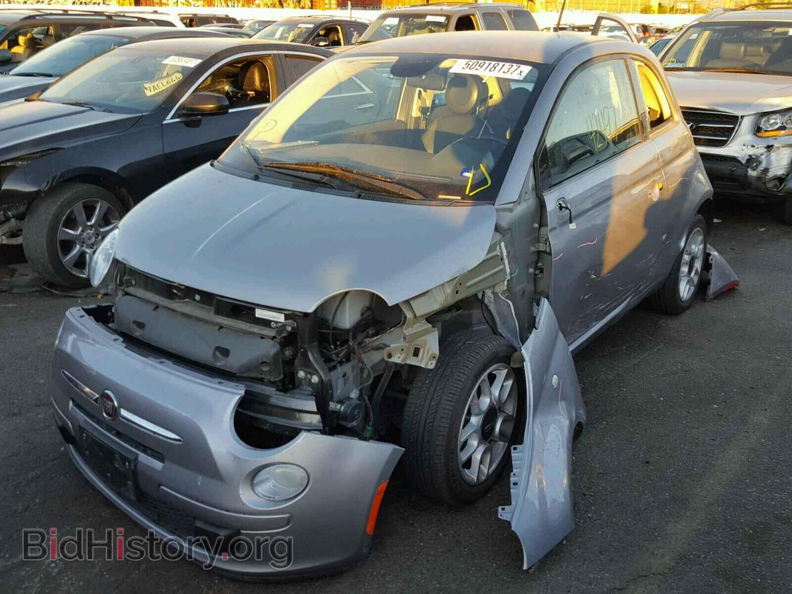 2015 FIAT 500 - VIN: 3C3CFFAR5FT678125 - Фото 2