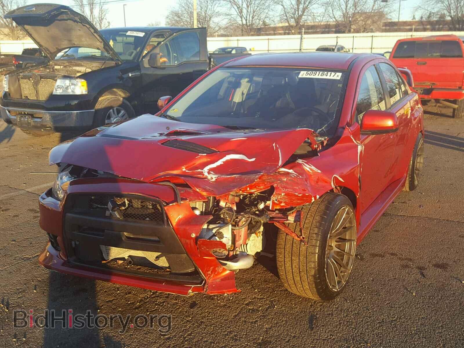 2014 MITSUBISHI EVO - VIN: JA32W8FV6EU008966 - Фото 2