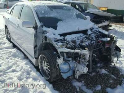2011 Toyota COROLLA BA, белый — VIN 2T1BU4EE6BC708948, Copart