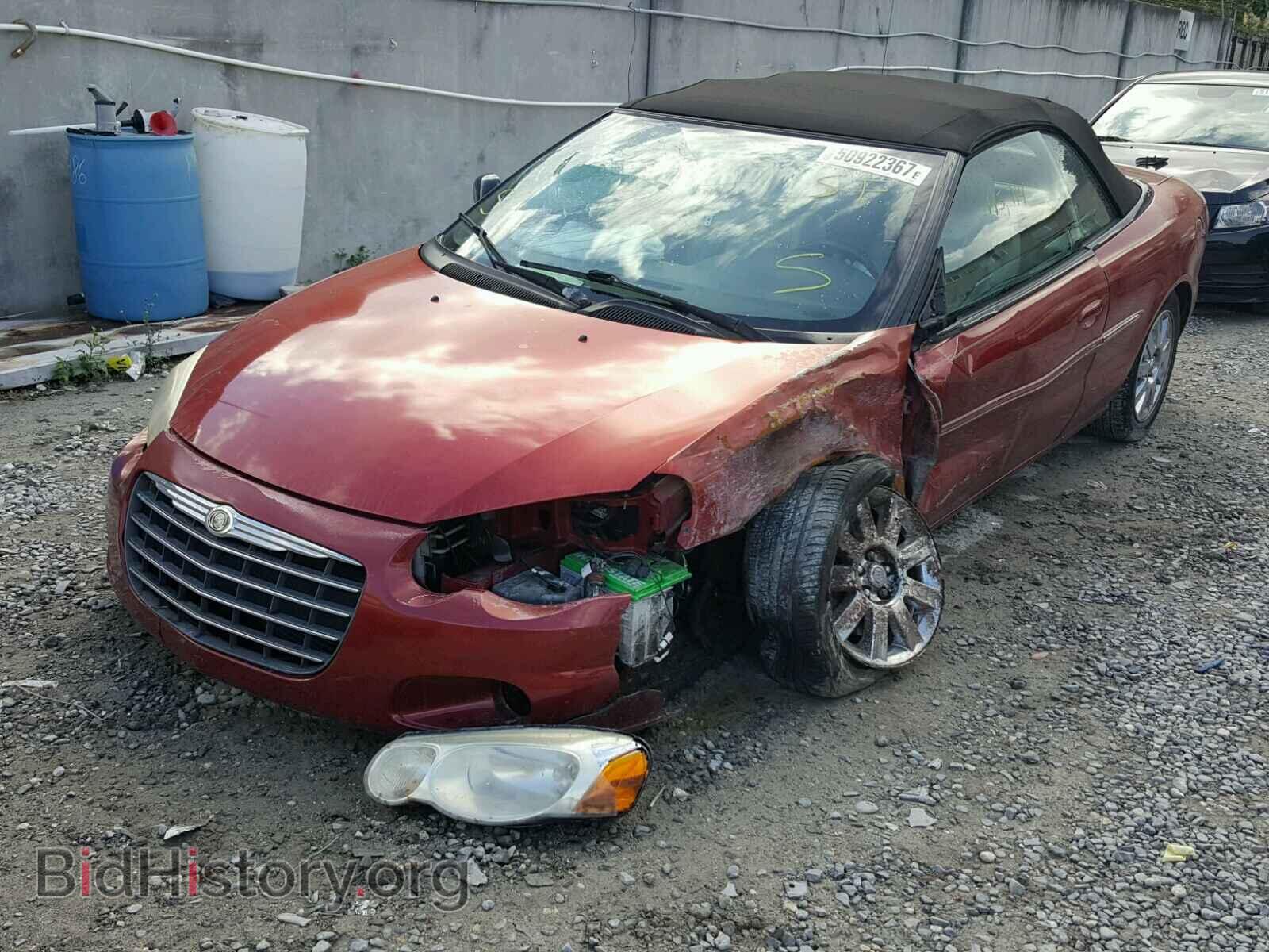 2005 CHRYSLER SEBRING - VIN: 1C3EL65RX5N594893 - Фото 2