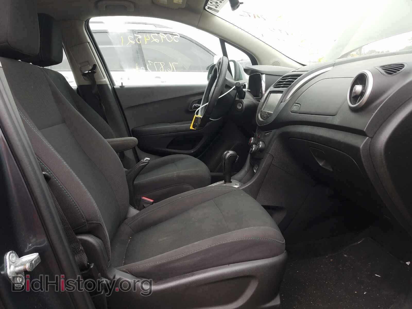 2016 CHEVROLET TRAX - VIN: 3GNCJKSB2GL240613 - Фото 5