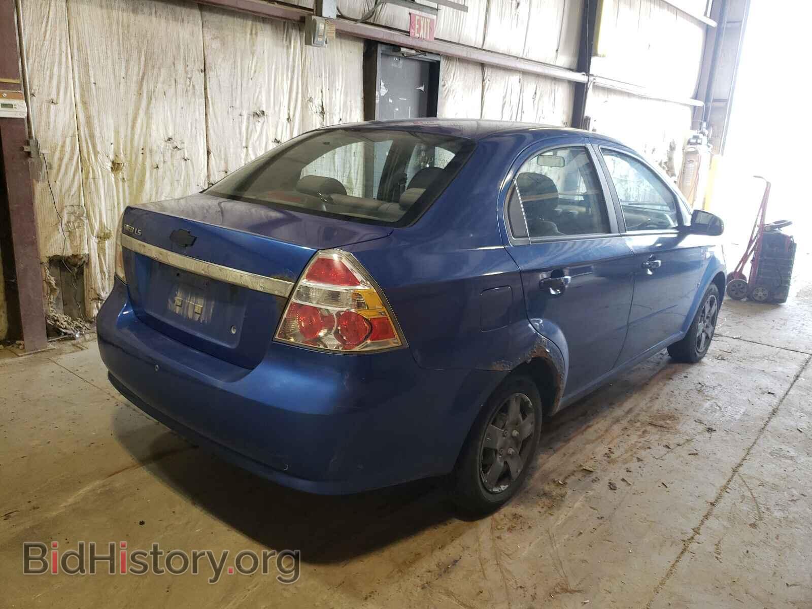 2007 CHEVROLET AVEO - VIN: KL1TD56637B058149 - Фото 4