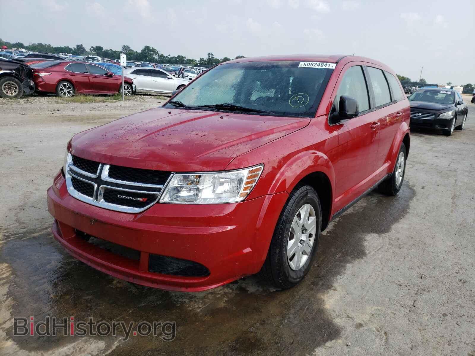 2012 DODGE JOURNEY - VIN: 3C4PDCAB9CT255113 - Фото 2