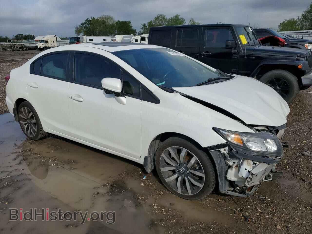2014 HONDA CIVIC - VIN: 19XFB2F99EE002107 - Фото 4