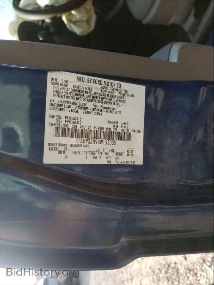 2008 FORD FOCUS - VIN: 1FAHP35N98W155035 - Фото 10
