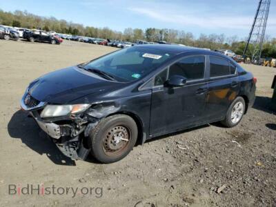 2013 Honda CIVIC LX, black — VIN 19XFB2F59DE047754, Copart