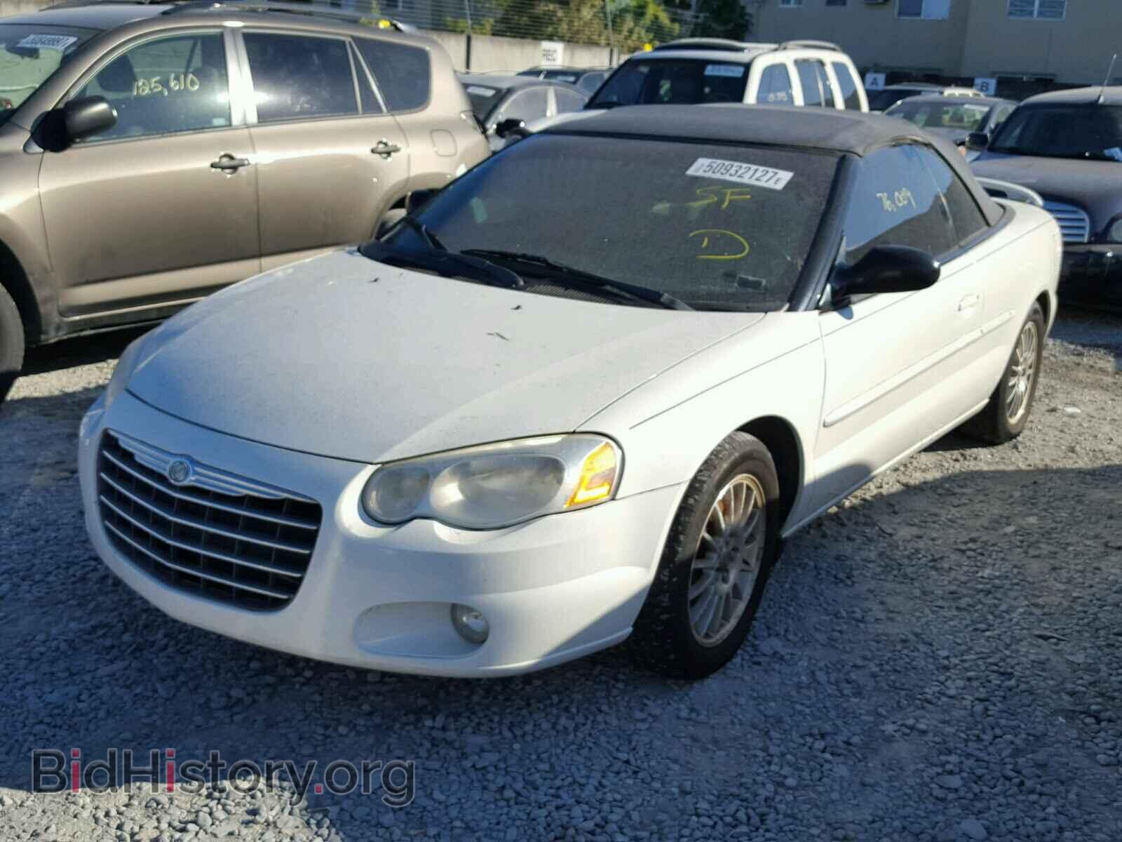 2004 CHRYSLER SEBRING - VIN: 1C3EL55R74N107254 - Фото 2