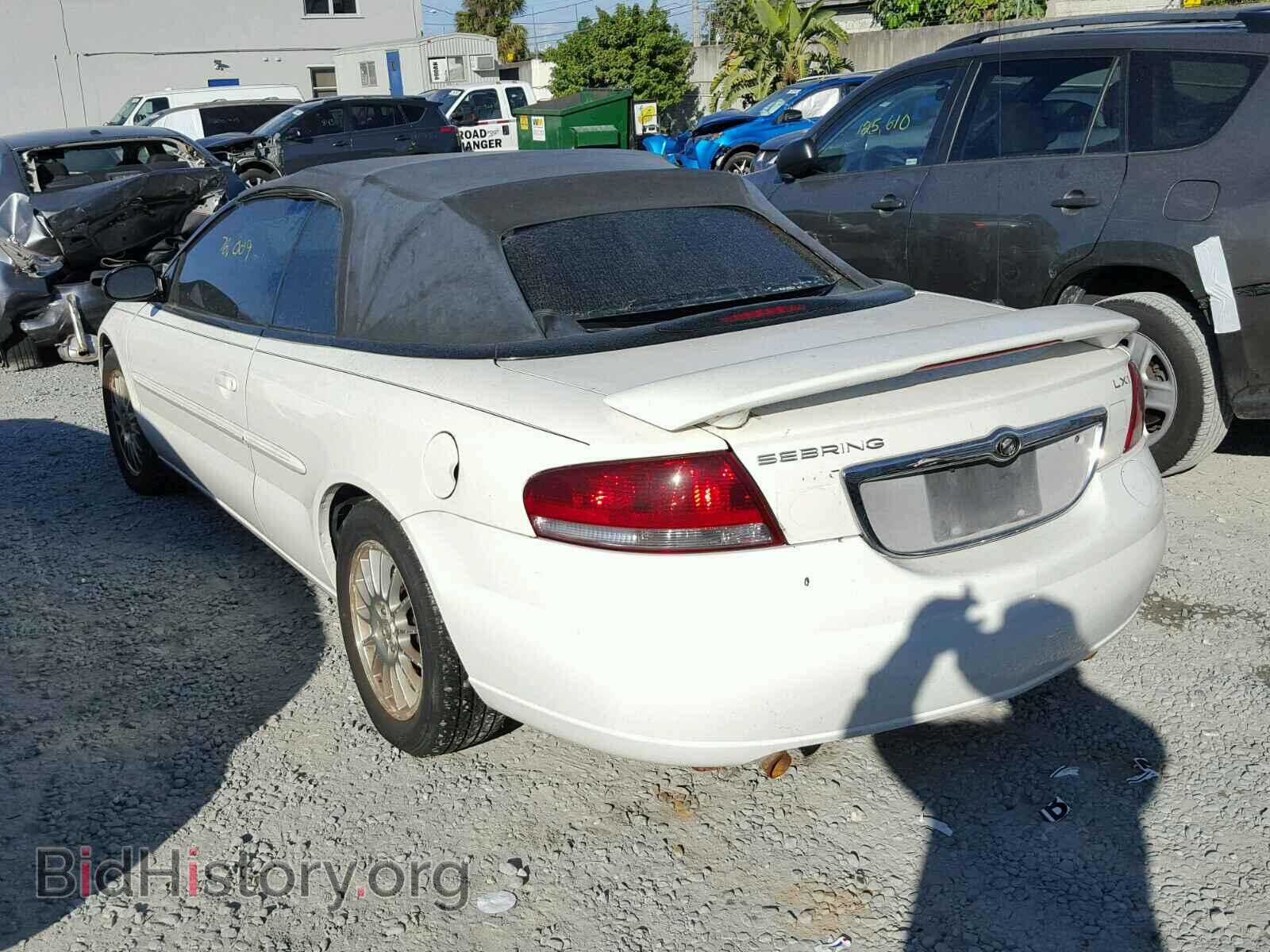 2004 CHRYSLER SEBRING - VIN: 1C3EL55R74N107254 - Фото 3