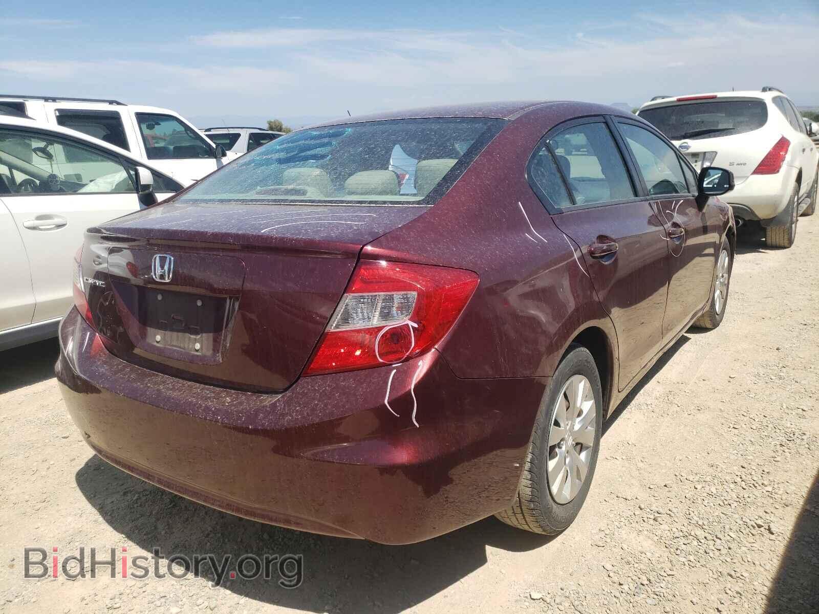2012 HONDA CIVIC - VIN: 2HGFB2F51CH589242 - Фото 4