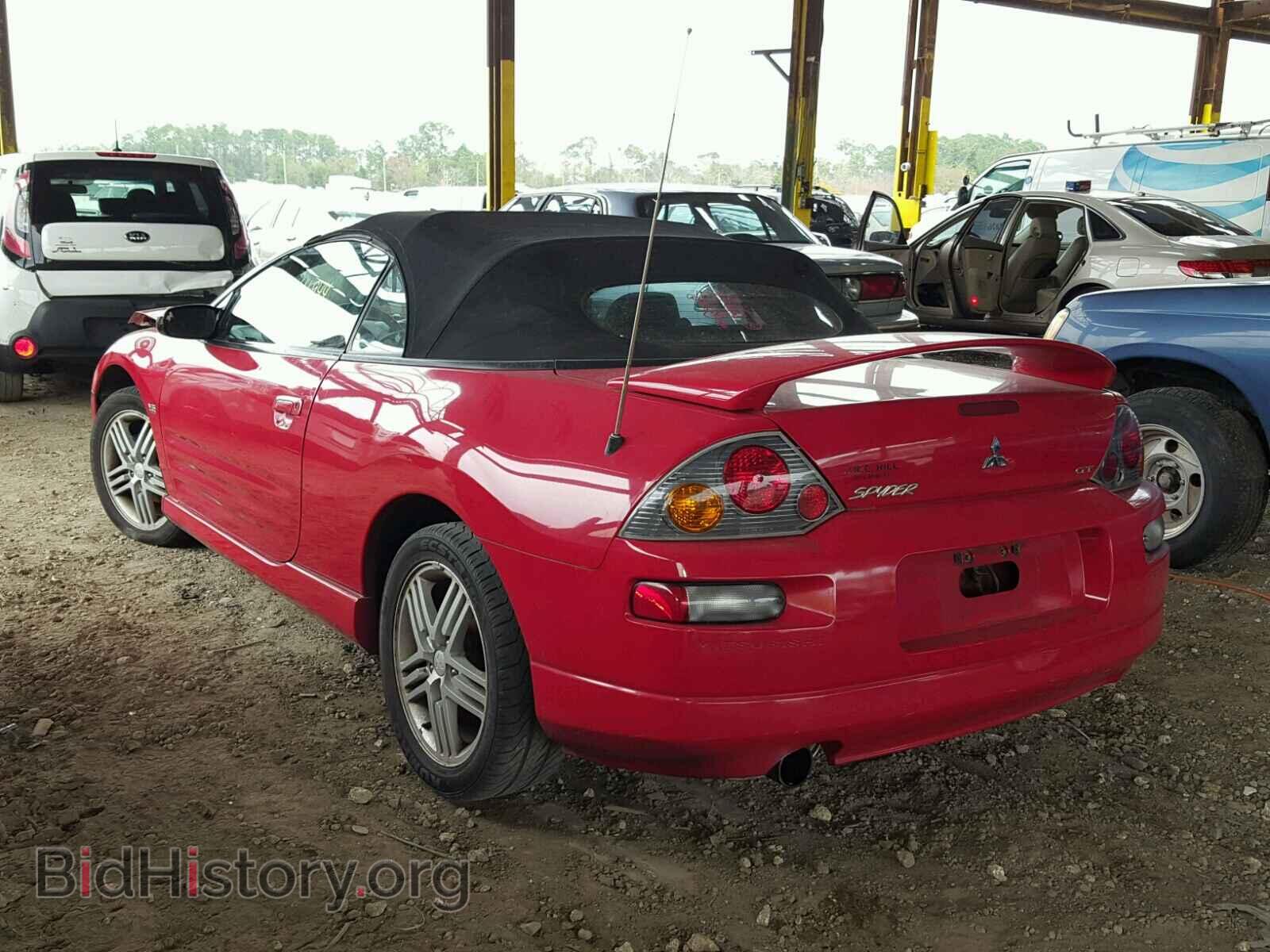 2003 MITSUBISHI ECLIPSE - VIN: 4A3AE55H43E107784 - Фото 3