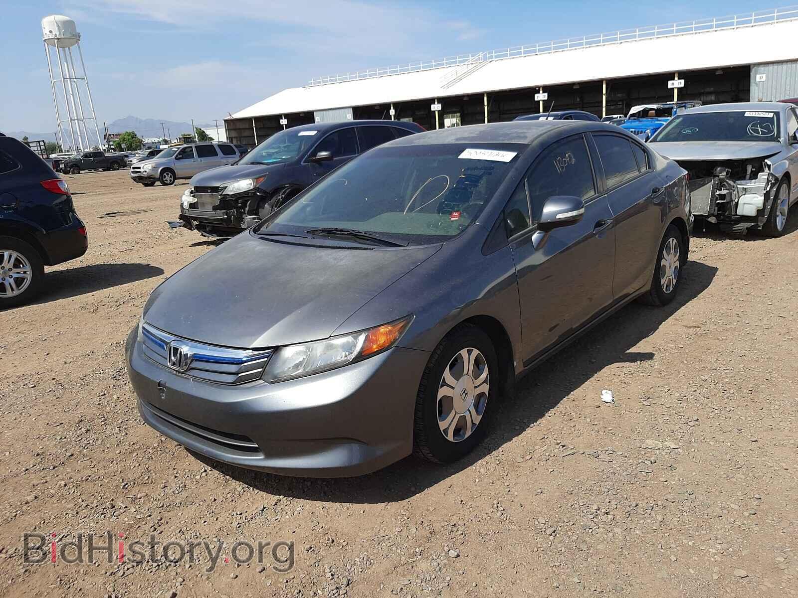 2012 HONDA CIVIC - VIN: JHMFB4F26CS004758 - Фото 2