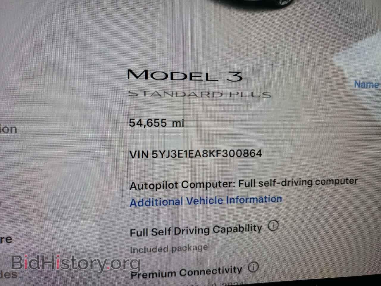 2019 TESLA MODEL 3 - VIN: 5YJ3E1EA8KF300864 - Фото 9