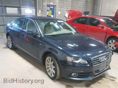 2012 Audi A4 A4 Premium, синий — VIN WAUFFAFL3CN009327, Copart