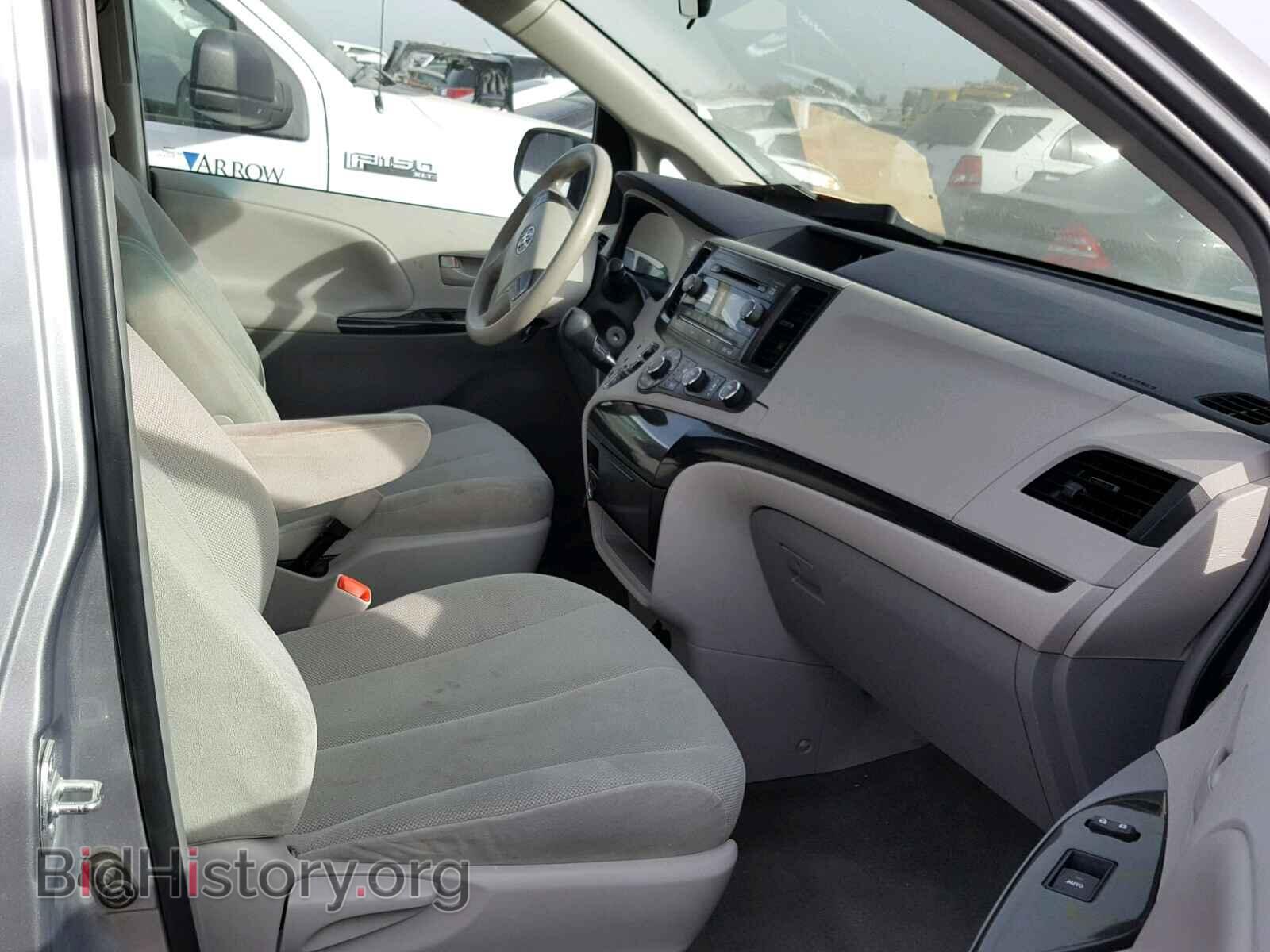 2012 TOYOTA SIENNA BAS - VIN: 5TDZK3DCXCS181259 - Фото 5