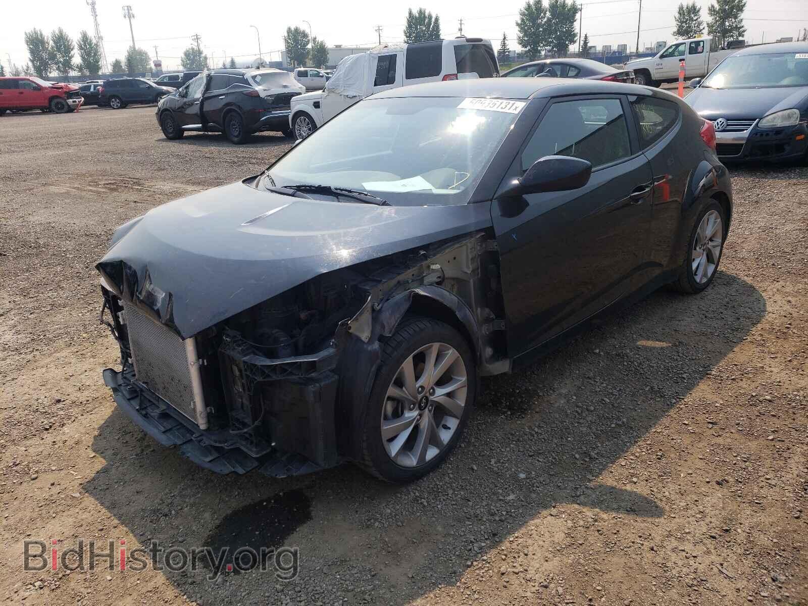 2017 HYUNDAI VELOSTER - VIN: KMHTC6AD8HU318814 - Фото 2