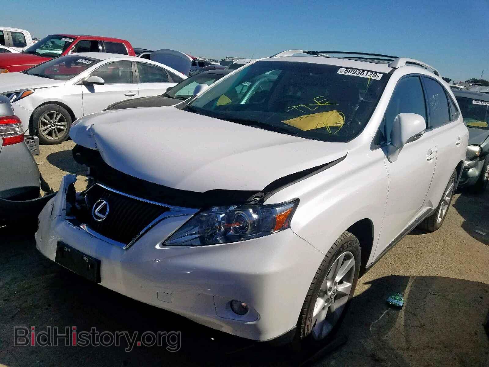 2012 LEXUS RX 350 - VIN: 2T2BK1BA5CC139724 - Фото 2