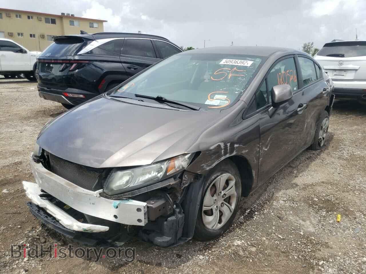 2013 HONDA CIVIC - VIN: 2HGFB2F56DH590369 - Фото 2