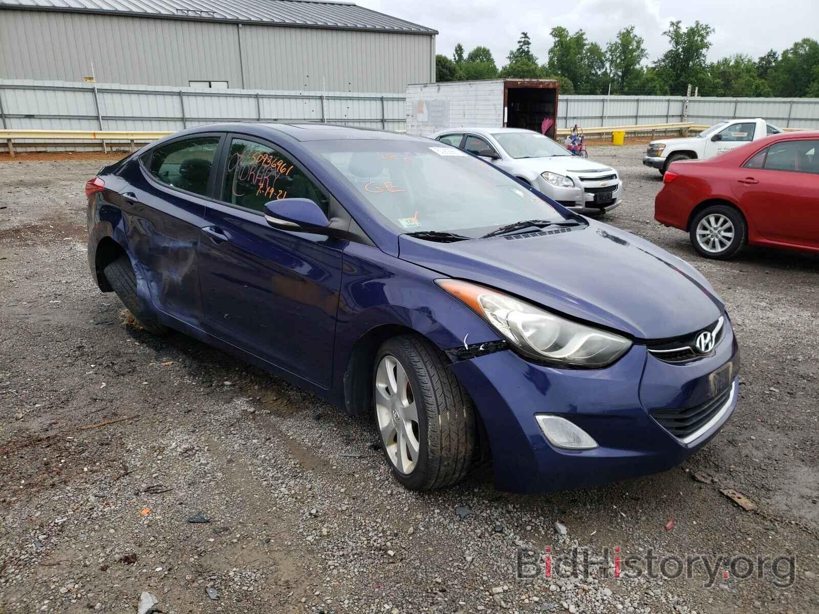 Photo 5NPDH4AE8CH100754 - HYUNDAI ELANTRA 2012