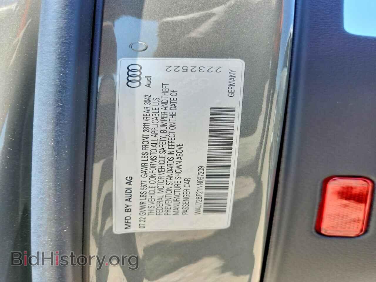 2022 AUDI A6 - VIN: WAU72BF21NN067209 - Фото 13