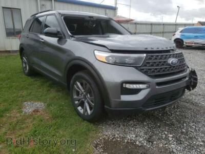 2022 Ford EXPLORER Explorer X, gray — VIN 1FMSK7DH1NGB34568, Copart