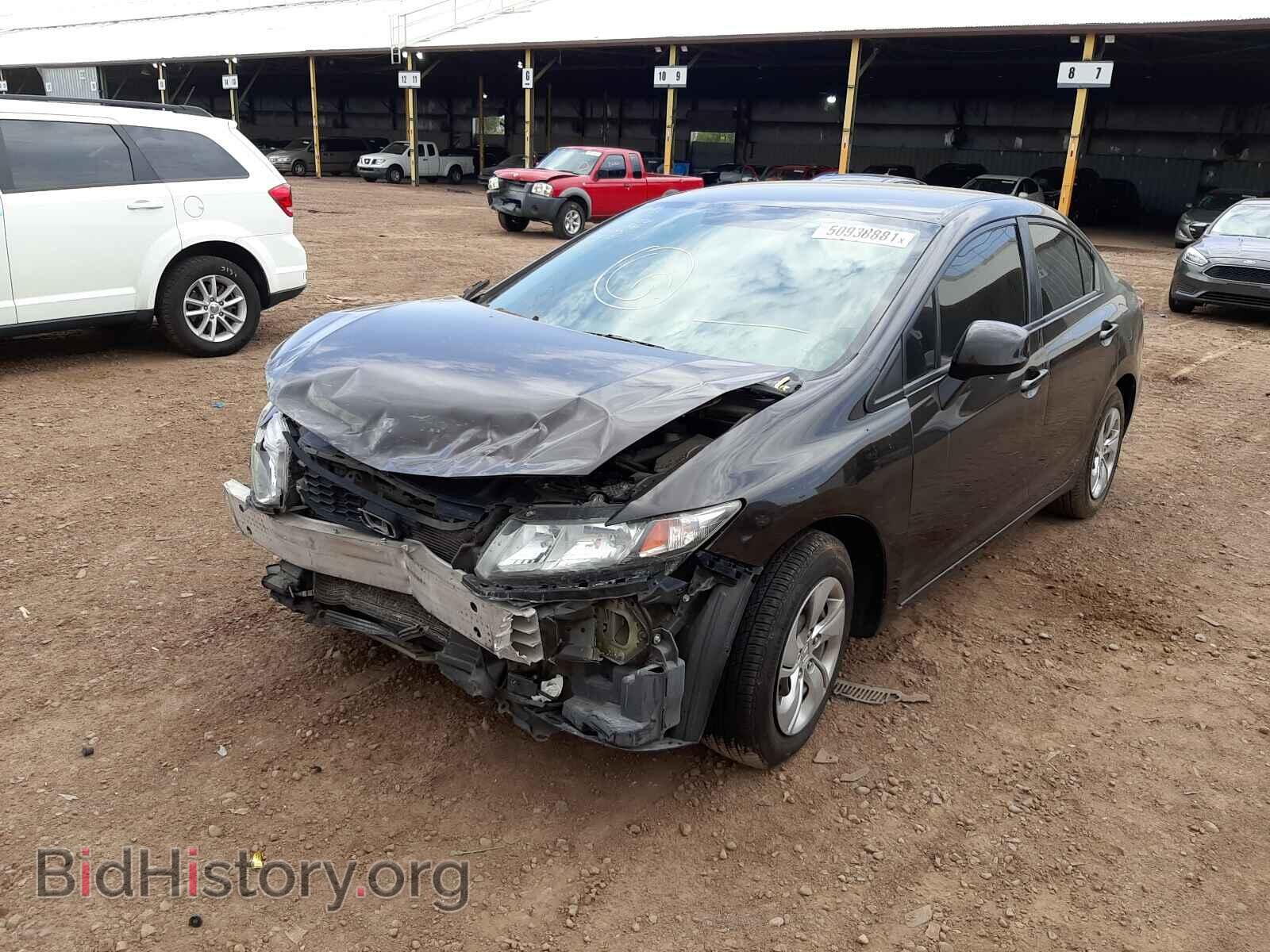 2013 HONDA CIVIC - VIN: 2HGFB2F58DH551556 - Фото 2