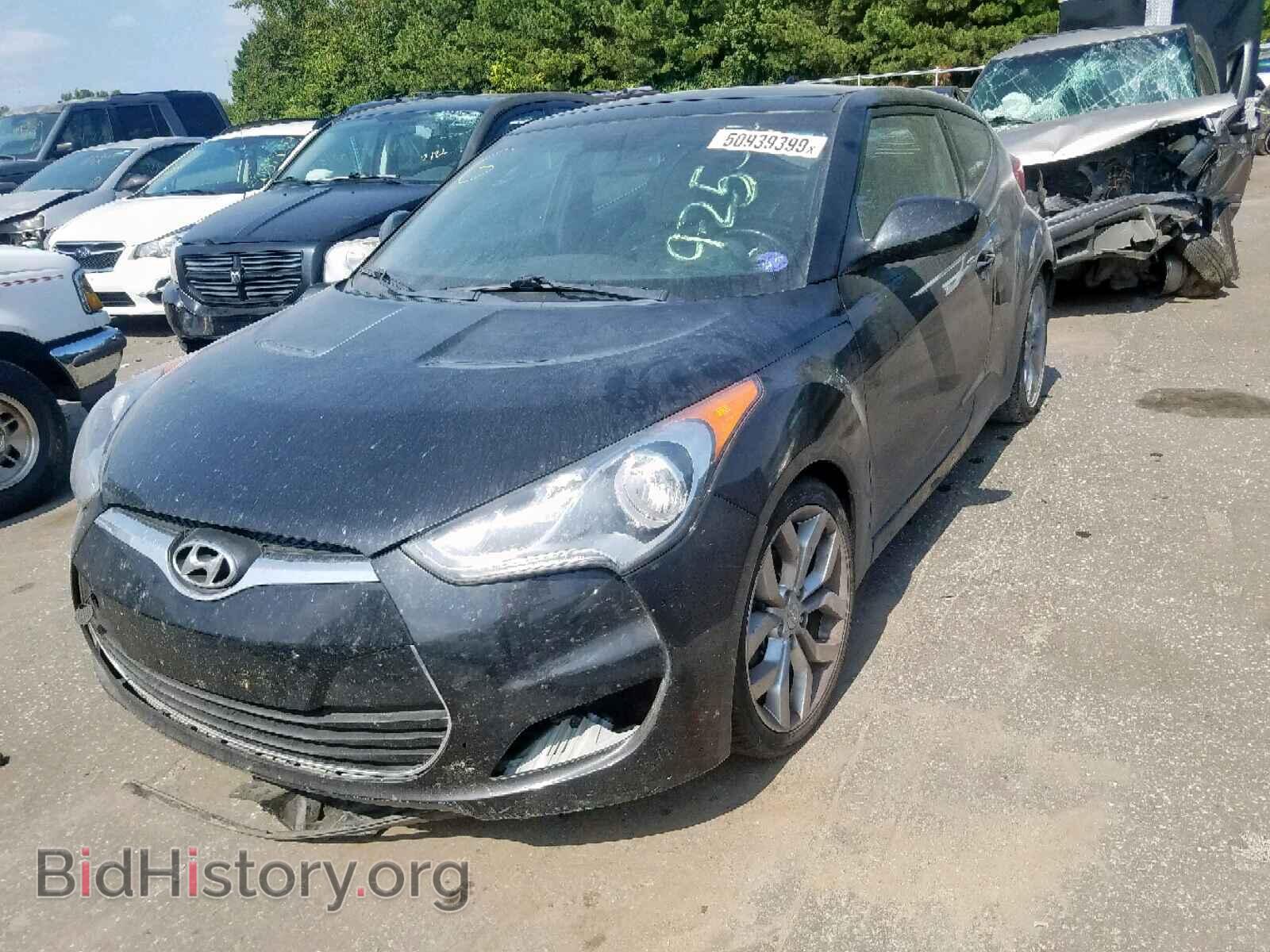 2013 HYUNDAI VELOSTER - VIN: KMHTC6AD1DU106251 - Фото 2