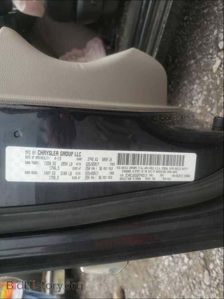 2013 CHRYSLER MINIVAN - VIN: 2C4RC1BG6DR745510 - Фото 10