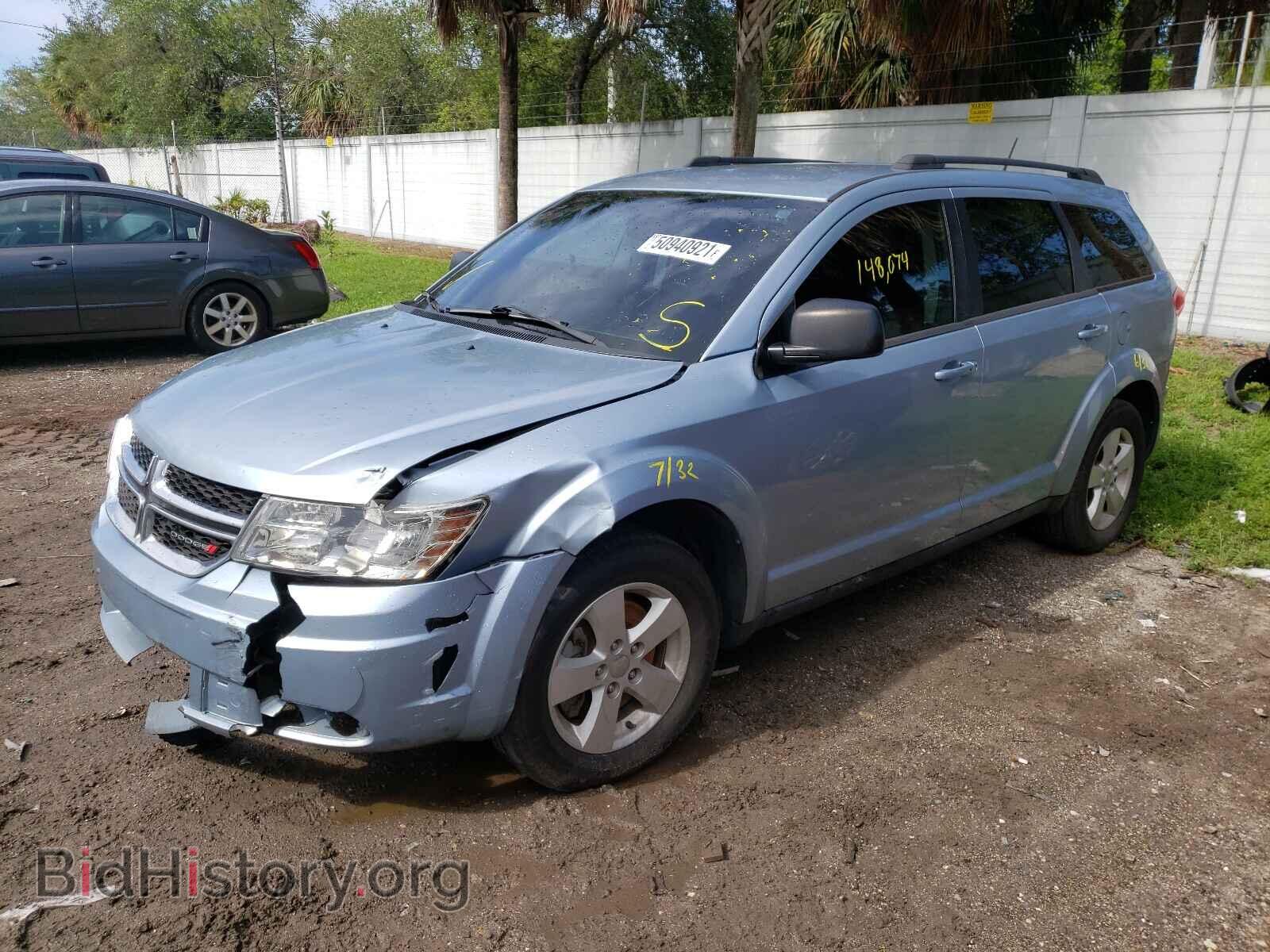 2013 DODGE JOURNEY - VIN: 3C4PDCAB4DT576218 - Фото 2