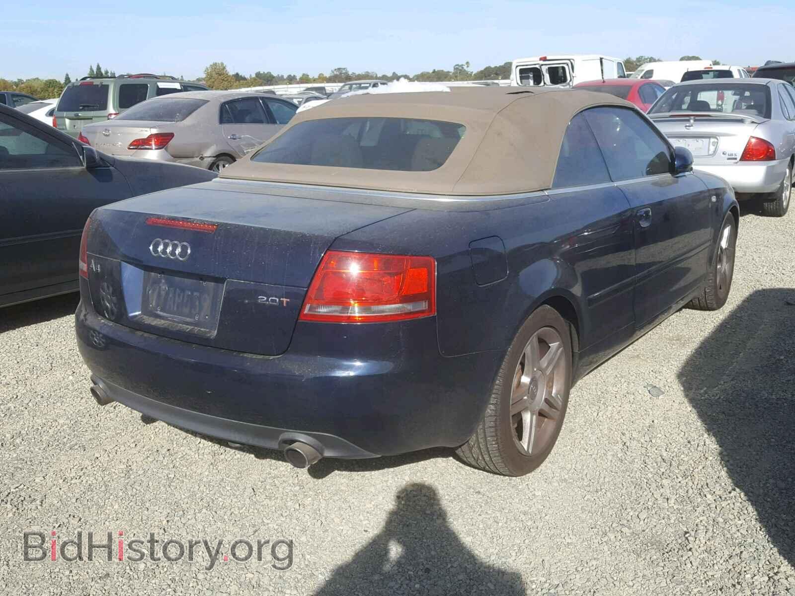 2007 AUDI A4 - VIN: WAUAF48H67K013688 - Фото 4