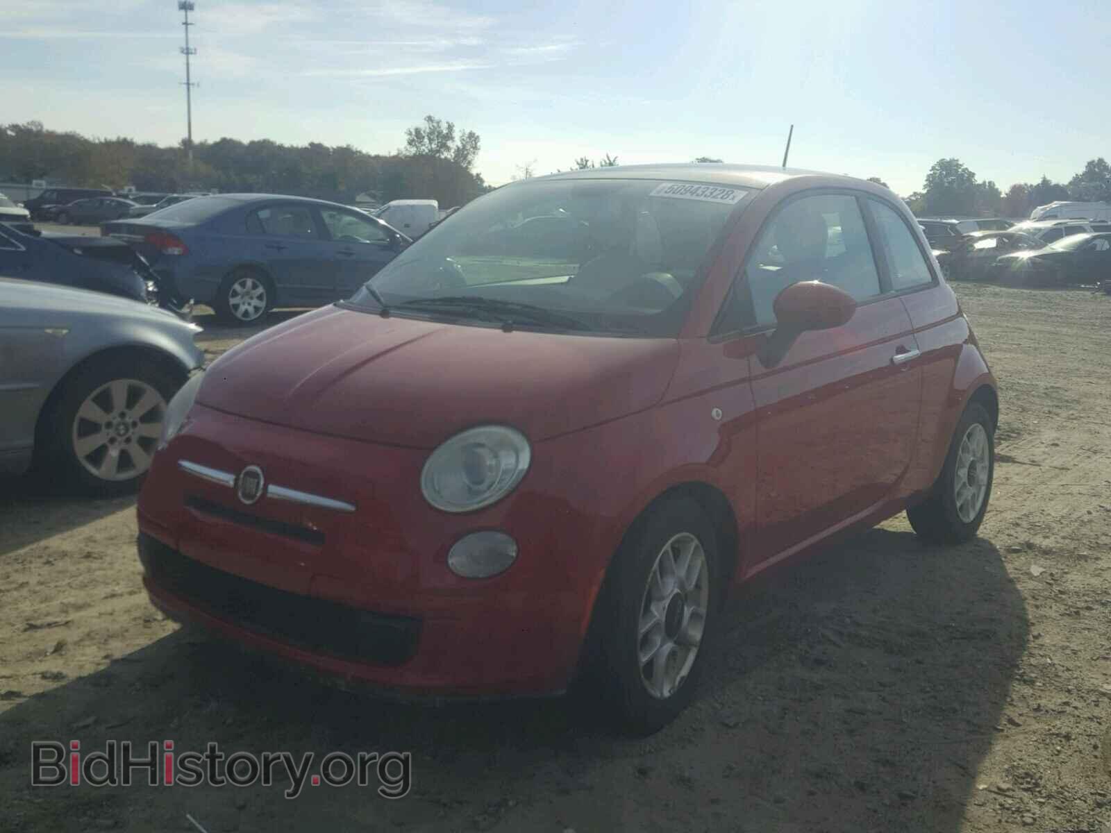 2012 FIAT 500 - VIN: 3C3CFFAR3CT106224 - Фото 2