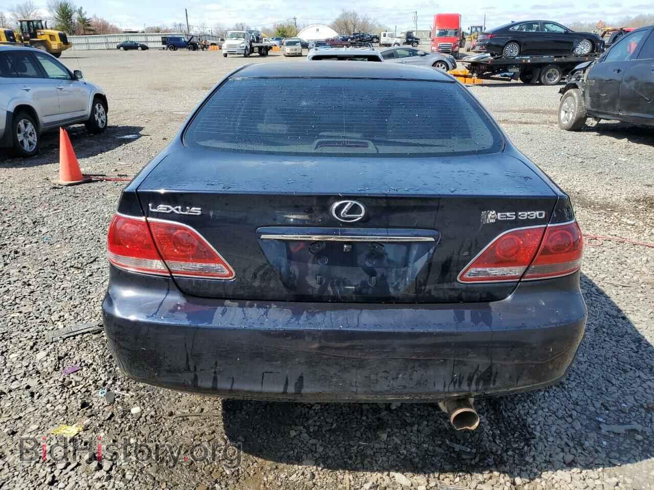 2005 LEXUS ES330 - VIN: JTHBA30G555063396 - Фото 6