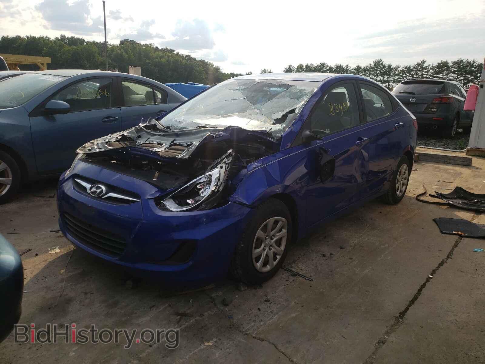 2014 HYUNDAI ACCENT - VIN: KMHCT4AE6EU740329 - Фото 2