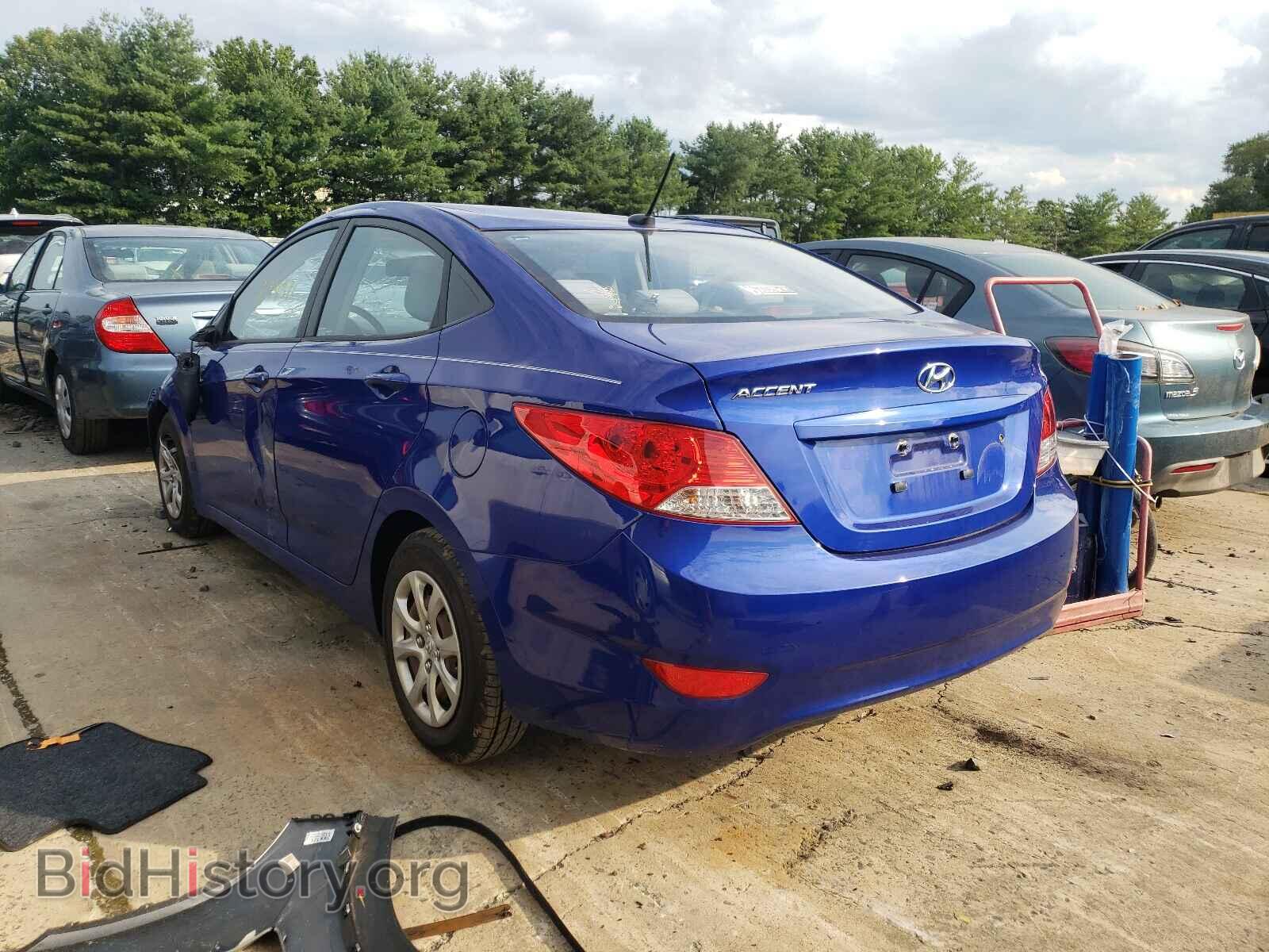 2014 HYUNDAI ACCENT - VIN: KMHCT4AE6EU740329 - Фото 3