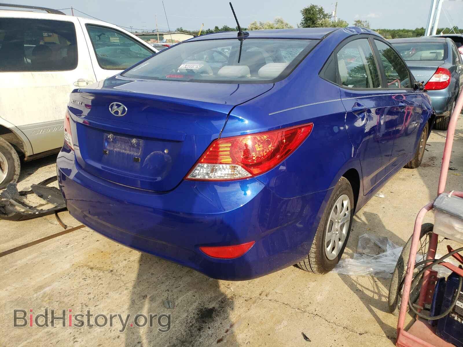 2014 HYUNDAI ACCENT - VIN: KMHCT4AE6EU740329 - Фото 4