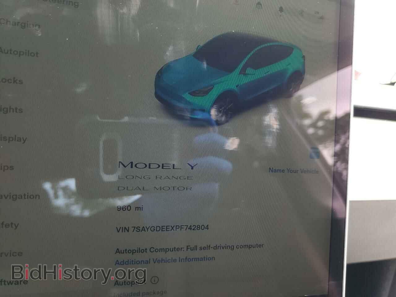 2023 TESLA MODEL Y - VIN: 7SAYGDEEXPF742804 - Фото 9